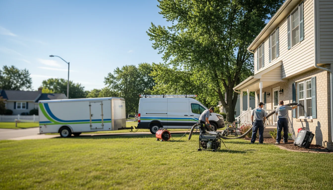 Flooded Basement Restoration And Cleanup With Repair in Orleans, NE near me